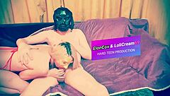 Teenie Blasts Deep Into Throat For Facial