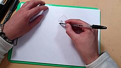 Two sexy girls sketch each other on webcam, then fuck.