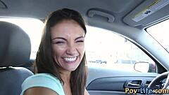 Man, this interracial teen banging with a huge cock is insane!