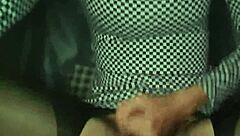 Crossdresser In Pantyhose Feels Intense Orgasm