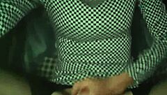 Crossdresser In Pantyhose Feels Intense Orgasm