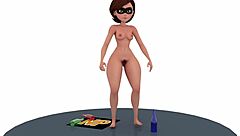 Naked Helen Parr in 3D Shows Big Tits