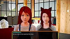 Teen 18+ With Big Tits Plays Game With Milf