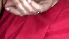 White girlfriend gets fingered by big black cock