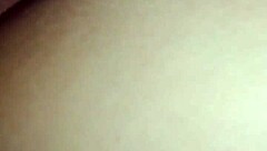 Bent over wife in doggystyle with close-up on her ass