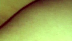 Bent over wife in doggystyle with close-up on her ass