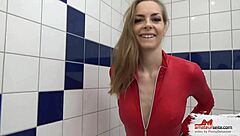 wet footjob with dildo toys 😈