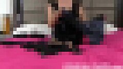 your crossdressing fantasy in lingerie with toys and femdom dildo pov bdsm