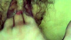 desperate 18 yo girl fingers tight pussy in wild solo session