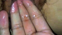 desperate 18 yo girl fingers tight pussy in wild solo session