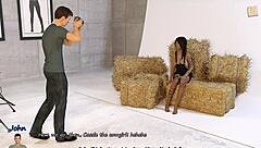 i show off my big fake boobs for the camera