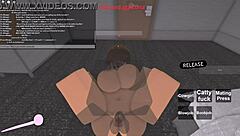 27 Roblox Porn with Big Tits Ass Missionary Cowgirl Riding Monster Cock