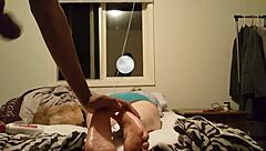 cum on feet bbc with big cock blowbang action
