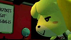 a crossing new leaf isabelle explores vagina in game adventure