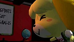 a crossing new leaf isabelle explores vagina in game adventure