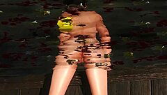 Hey, check out Doa5 Kokoro in gravure studio with 10x close-up hentai action!