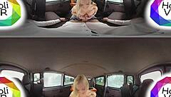 Sexlikereal- Bumsbus Audition Part 1: Daisy Lee Rides Hard in 360VR 60 FPS.