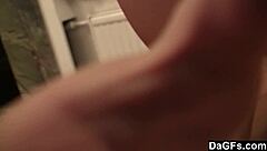 Dagfs - Steamy Lesbian Sex Session on Sofa