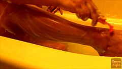 Bath Time Involves Shaving For A Fetish Ritual.