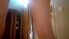 Latina strips panties off ass on bed, ready for mouth action 😘