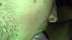 bi boy devours massive cock in intense blowjob session