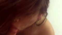 Tinder teen gives sloppy blowjob with big tits 😘