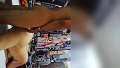 mature woman with big ass gets cum in her ass from amateur