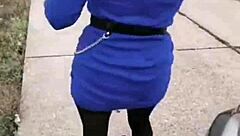 He can't resist his cock entering her mouth—feel the urge!