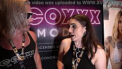 Valentina Bellucci shares spicy details at Miami Exxxotica 2022 in Coxxx Models booth