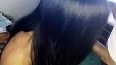 Latina Slut Sucks Dick While Pervert Masturbates Her