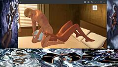 Mike g charms storm in 3d cartoon interracial deepthroat