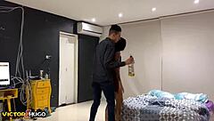 Victor Hugo Fucks Tattooed Brunette After Party