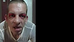 Mark Wright masturbates while fantasizing about real cock fucking his crossdressed body