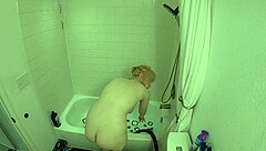 Annie archer enjoys a bold shower bath