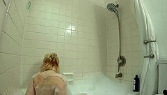 Annie archer enjoys a bold shower bath