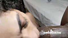 Kupkake Spits And Slobbers On Kingkremes Big Black Cock