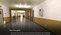 in this game, the character gets bound and explores the story of restraint