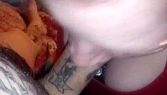 Renee cheeks gives super sloppy head 😋