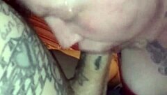 Renee cheeks gives super sloppy head 😋