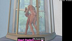 in the cartoon world, she sweetly surrenders to wet sex