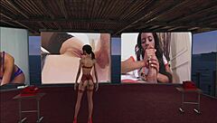 Fallout 4 porn fashion with cute brunette in 3D hentai action