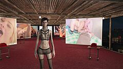 Fallout 4 porn fashion with cute brunette in 3D hentai action