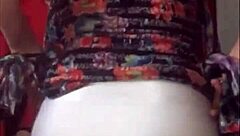 Curvy milf teases with her big ass and tits