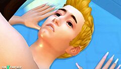 Liberty Lee rides in The Sims 4 game