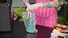 Gigi Rouge Tests Huge Toys on Tight Pussy