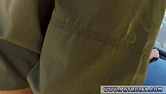 Cute blonde Marilyn Moore gives outdoor blowjob for computer fix