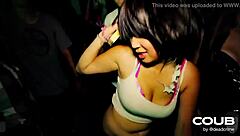 Dancing Hot Girls Perform Energetic Moves in Group Setting