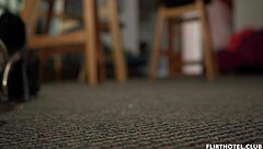 Indulging in our favorite foot fetish passion at the Flirt Hotel with a sexy Colombian