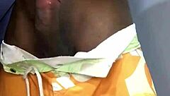 I gave a handjob to that big black cock, oh man!