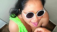 Green Slingshot Outfit For Fat BBW To Swallow Cum